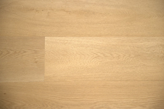 Bokarina Oak luxury vinyl plank, a soft pale blonde oak with gentle grain, from the Kawana Flooring Coastal Collection