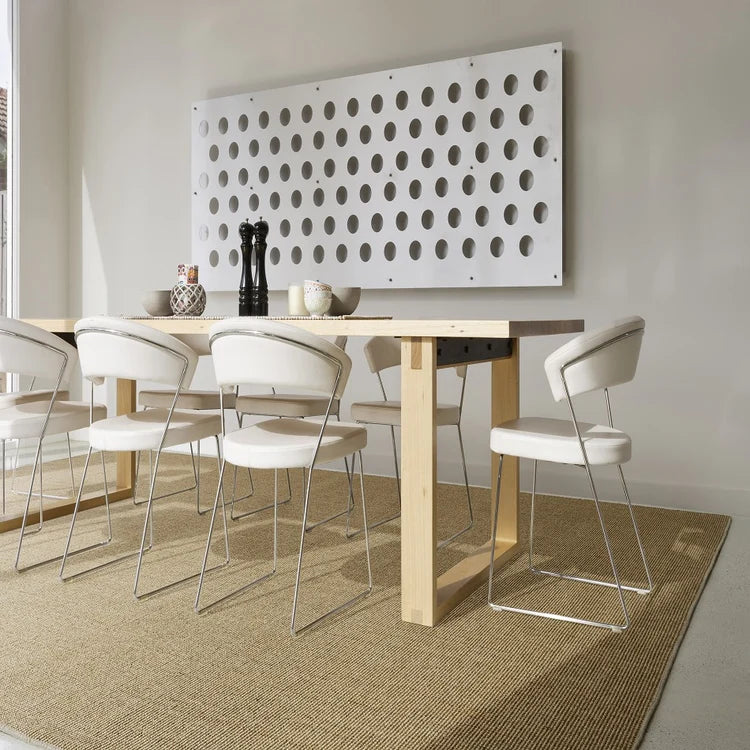 Floorspace Heavy Ribbed Castlemaine Sisal styled in a contemporary home interior