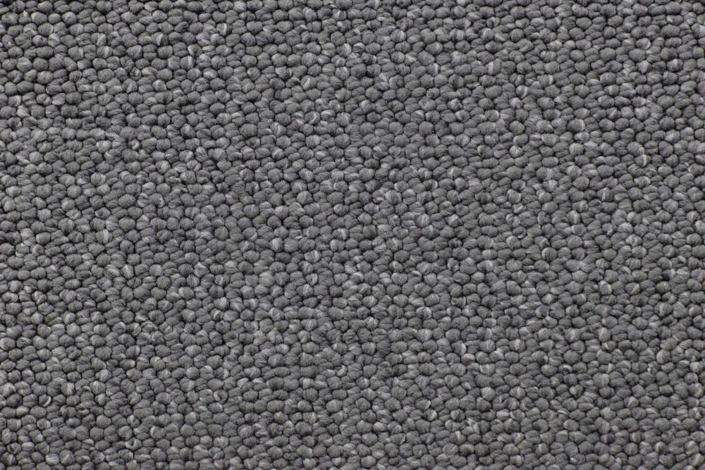 Woodlands level loop carpet, a deep anchoring charcoal with rich shadowed depth and crisp architectural definition, from the Kawana Flooring Victoria Carpets Westbourne Park collection