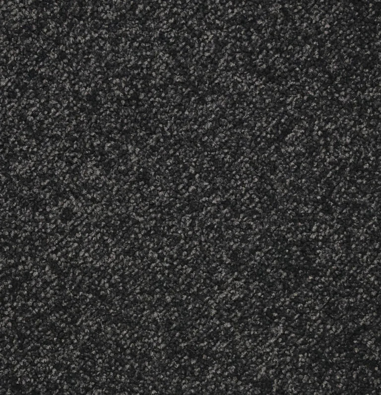 Taurus velvety twist pile carpet, a deep architectural near-black with anchoring depth and richly plush twist construction, from the Kawana Flooring Providence Zodiac collection