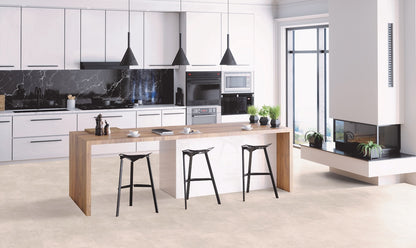 Cushionstone Colour: Avorio Limestone vinyl plank flooring Sunshine Coast