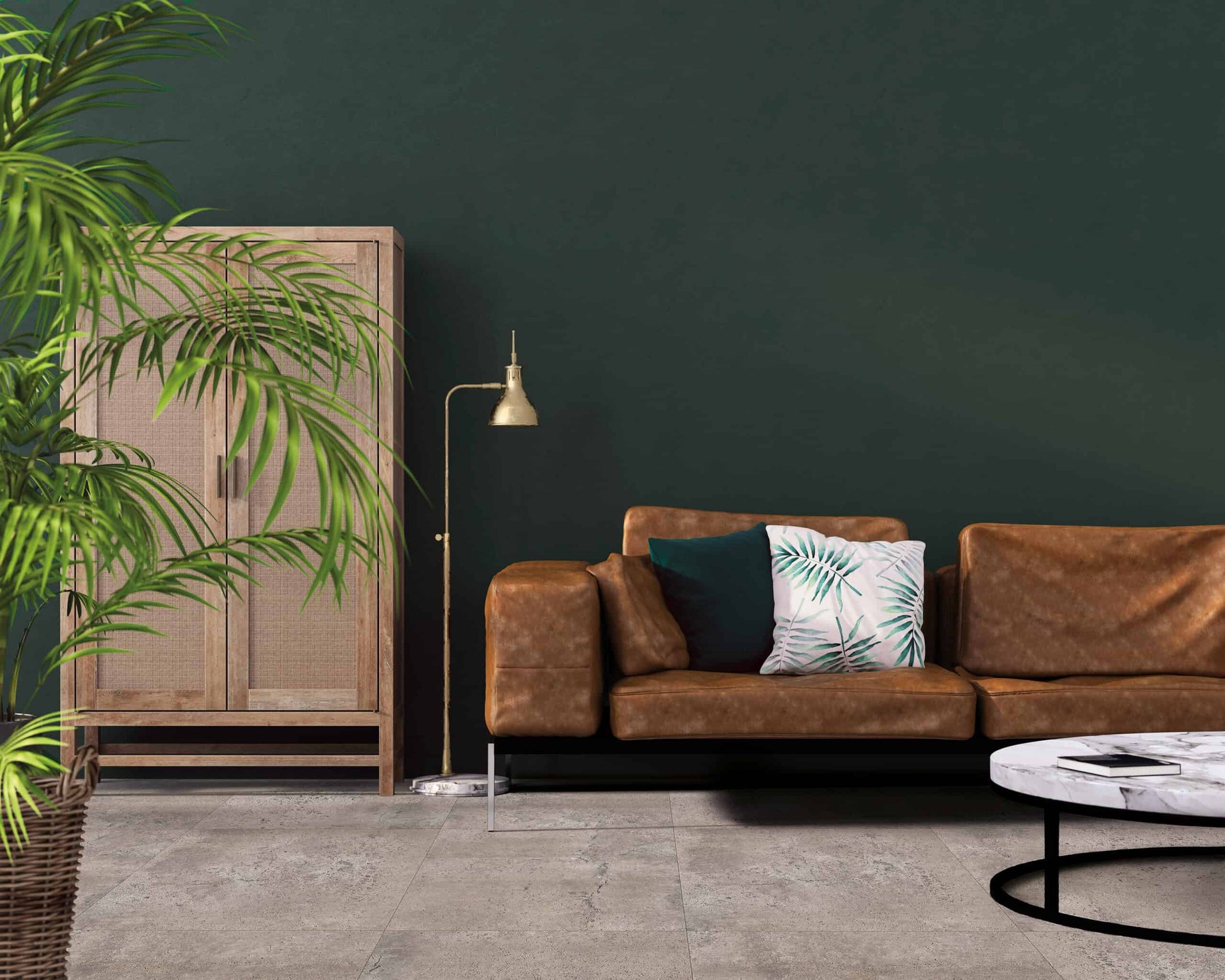Cushionstone Colour: Bluestone Concrete vinyl plank flooring Sunshine Coast