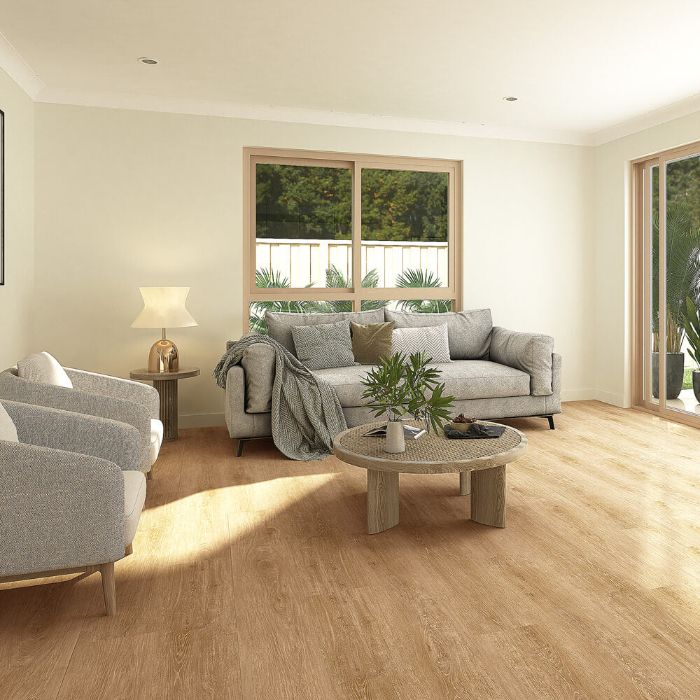 Qlay Color: Lucerne vinyl plank flooring Sunshine Coast