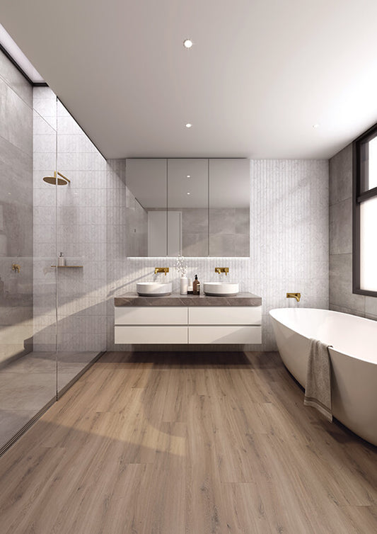 Resiplank Colour: Ash Blonde vinyl plank flooring Sunshine Coast