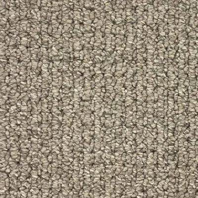 Shore scroll loop carpet, a sophisticated cool mid-grey with weathered coastal undertones, from the Kawana Flooring Belgotex Alexandria collection