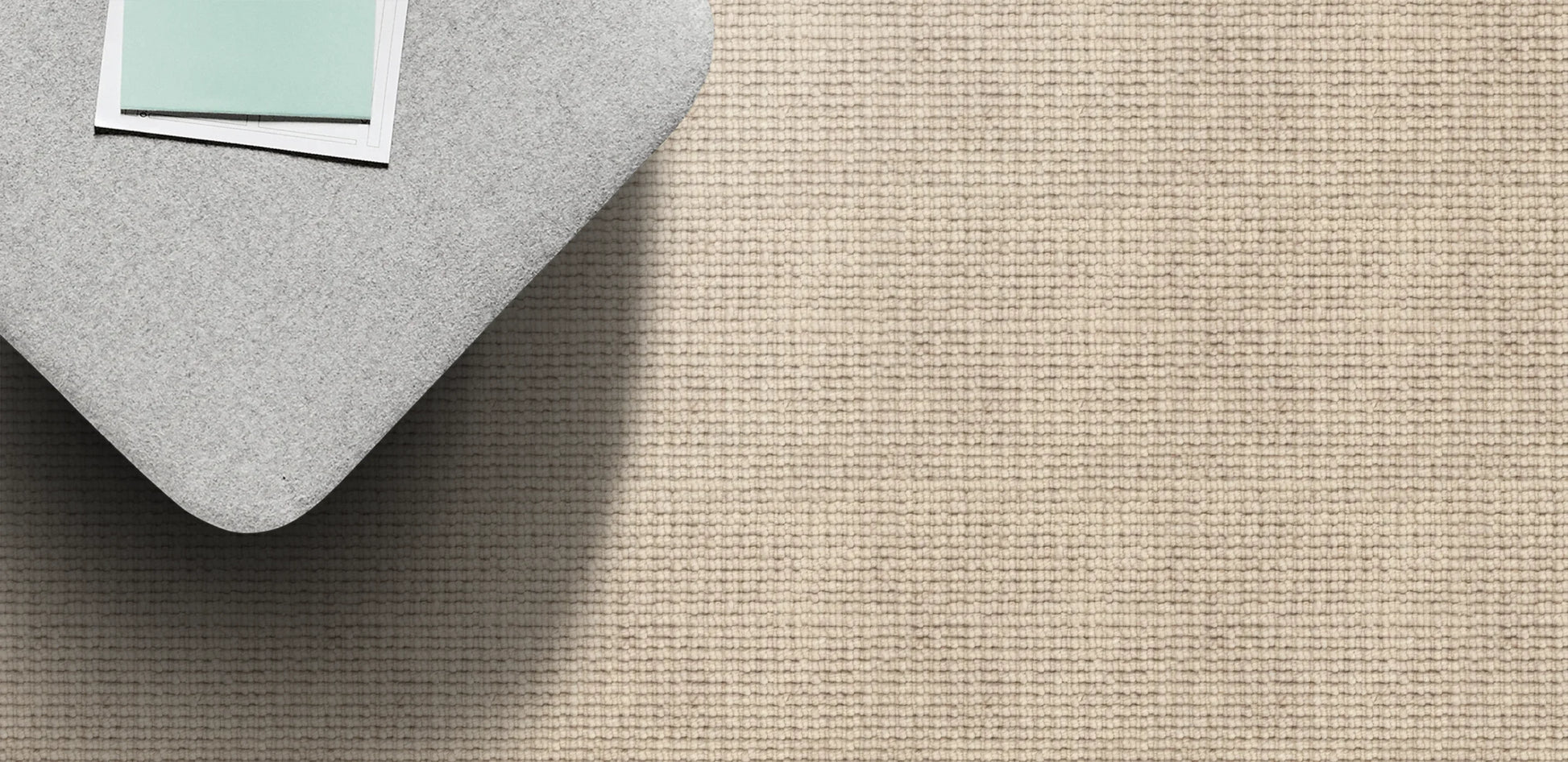 Ashgrove White Linen wool carpet