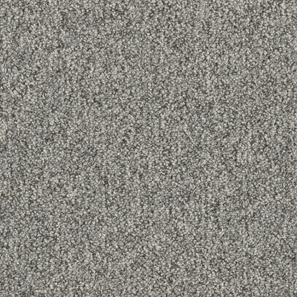 Atticus textured tufted loop carpet, a deep architectural cool-grey with strong tonal weight and heathered wool-look character, from the Kawana Flooring EC Carpets Bouclé collection