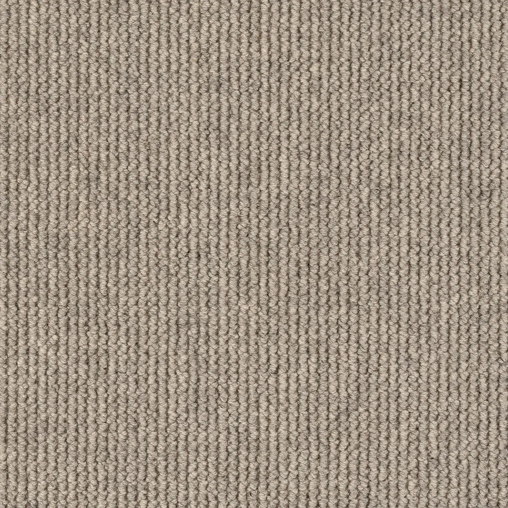 Cascade textured tufted loop carpet, a sophisticated mid cool-grey with flowing tonal character and natural wool heathering, from the Kawana Flooring EC Carpets Dawson Falls collection