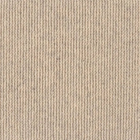 Meadow textured tufted loop carpet, a soft warm pale beige with gentle natural undertones and heathered wool character, from the Kawana Flooring EC Carpets Dawson Falls collection