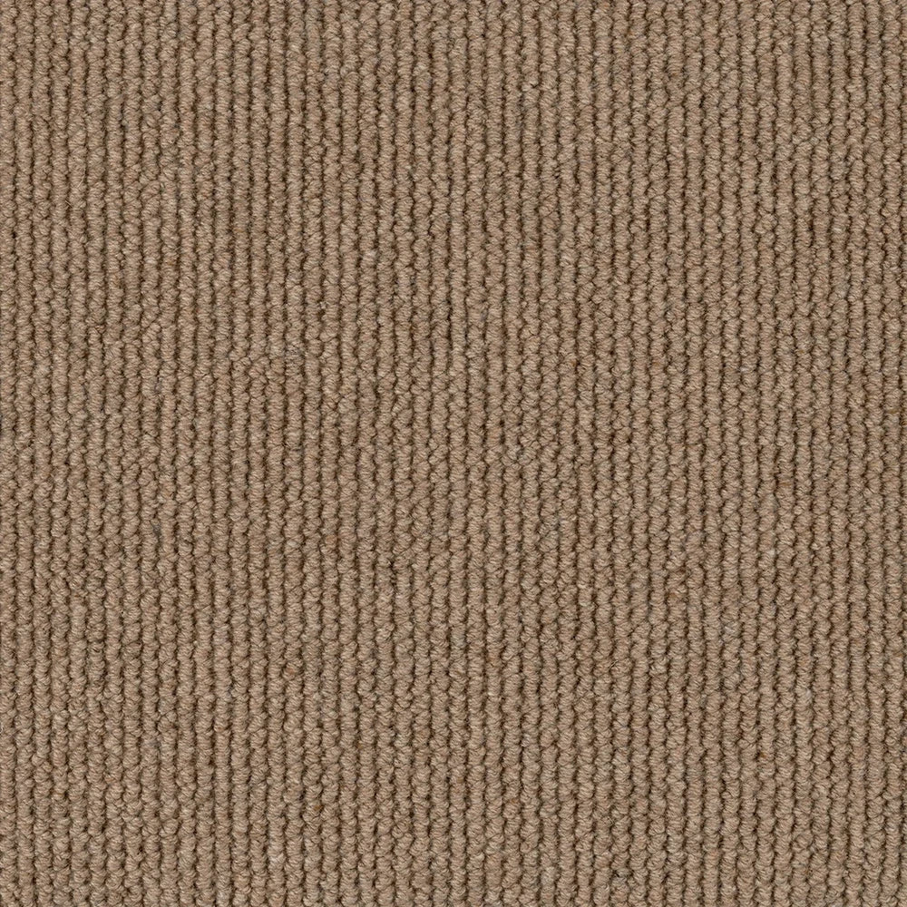 Serenity textured tufted loop carpet, a balanced warm-grey with quietly composed character and heathered wool depth, from the Kawana Flooring EC Carpets Dawson Falls collection