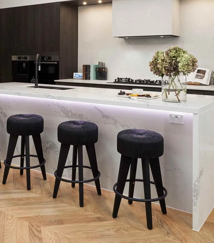 Sauvignon De Marque Oak Chevron parquetry, pre-finished European Oak with soft warm natural tone, from the Kawana Flooring De Marque parquetry collection