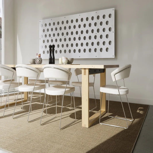 Floorspace Fine Ribbed Castlemaine Sisal in a styled residential interior