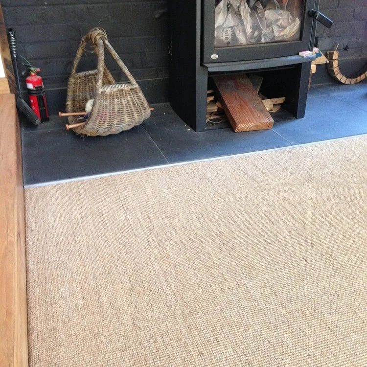 Floorspace Fine Ribbed Castlemaine Sisal featured in a modern residential setting