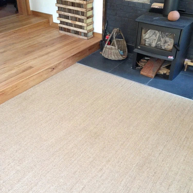 Floorspace Fine Ribbed Castlemaine Sisal styled in a contemporary home interior