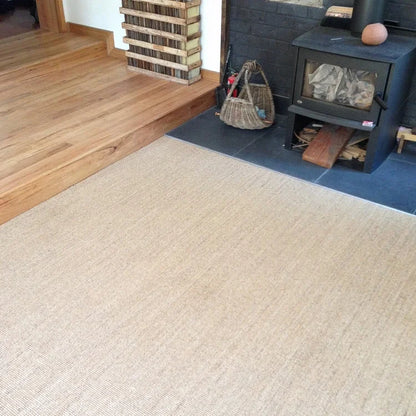 Floorspace Fine Ribbed Castlemaine Sisal styled in a contemporary home interior