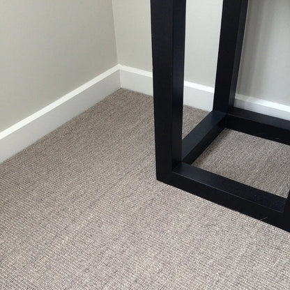 Floorspace Fine Ribbed Granite Sisal close-up detail showing the natural fibre weave