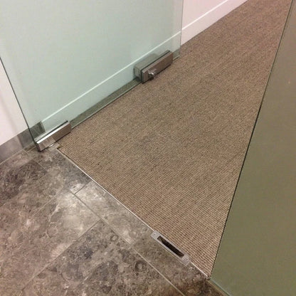 Floorspace Fine Ribbed Granite Sisal in a residential setting showing the natural texture