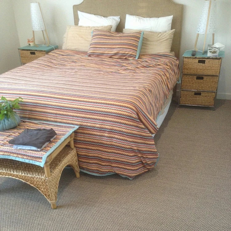 Floorspace Fine Rustic Granite Sisal styled in a contemporary home interior
