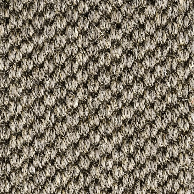 Granite sisal, a multi-tonal mid-grey natural fibre with fine basketweave texture, from the Kawana Flooring Floorspace Sisal collection