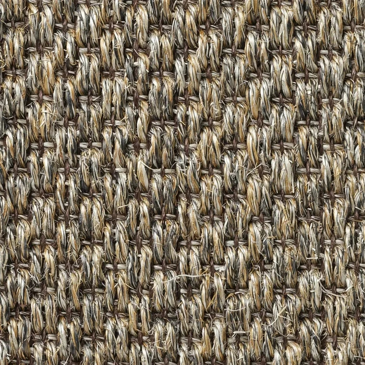 Slate sisal, a deep grey natural fibre with brown undertones and fine basketweave texture, from the Kawana Flooring Floorspace Sisal collection