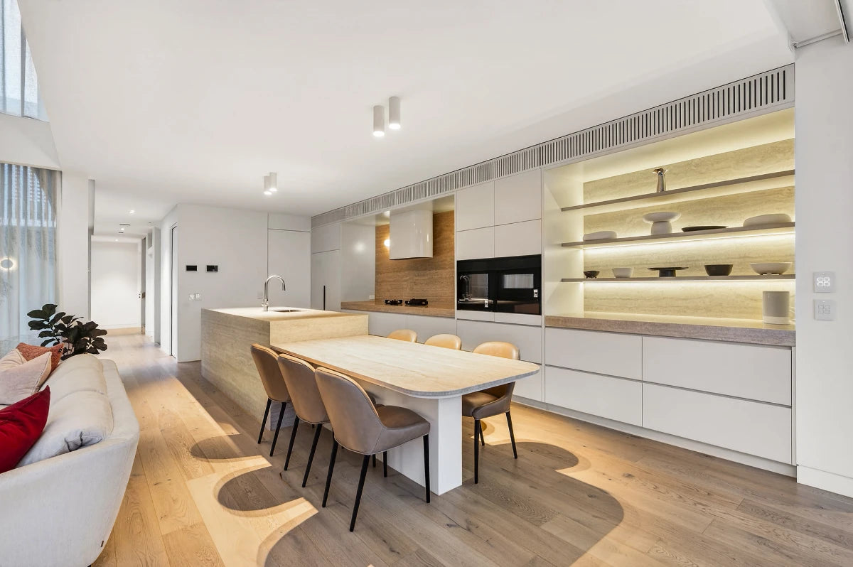 flooring noosa luxury timber floor kitchen