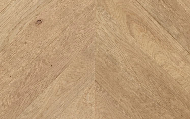Chevron Collection Natural Oak timber flooring