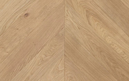 Chevron Collection Natural Oak timber flooring