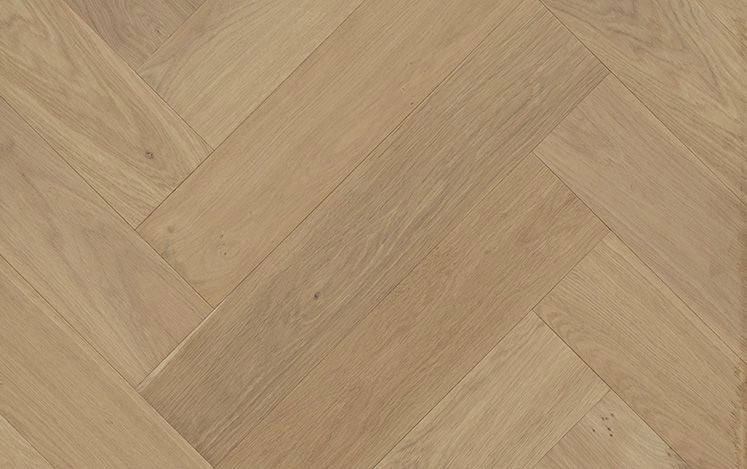 Herringbone Collection Raw Oak timber flooring