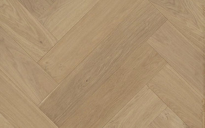 Herringbone Collection Raw Oak timber flooring
