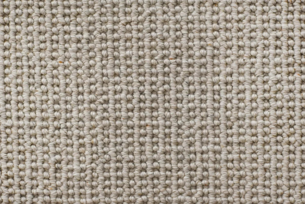 Dawning wool textured loop carpet, a soft warm pale neutral with luminous morning character and natural wool low sheen, from the Kawana Flooring Victoria Carpets Hatfield collection