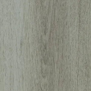 Tempest luxury vinyl plank, a cool mid-grey oak with smoky undertones and a refined, linear grain, from the Kawana Flooring Heartridge Natural Oak collection