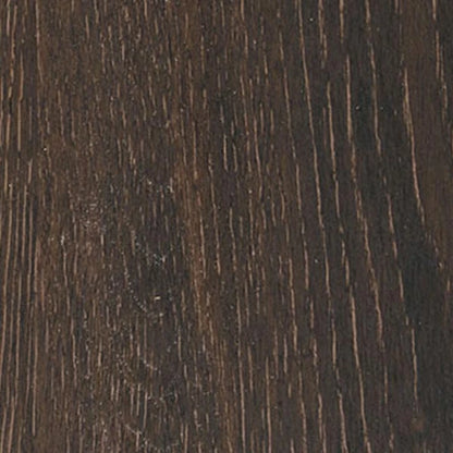 Burnt Husk luxury vinyl plank, a deep walnut-brown with dramatic grain figure and rich smoked character, from the Kawana Flooring Heartridge Smoked Oak collection