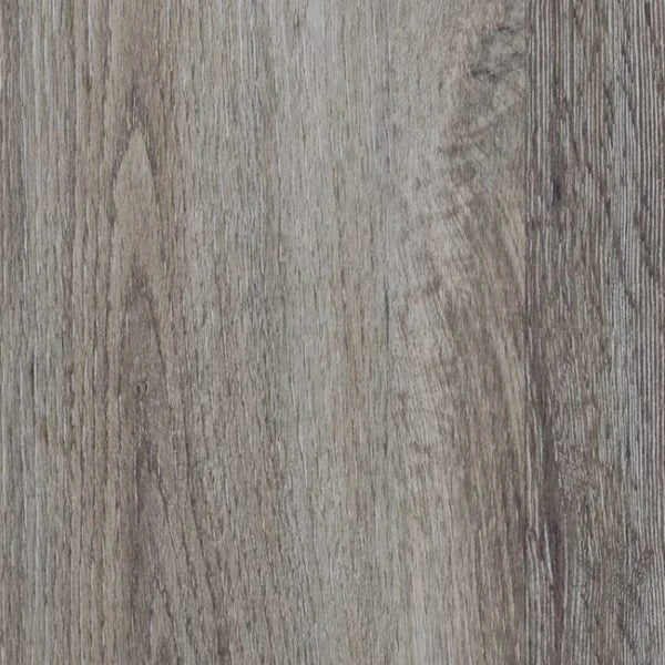 Silvermist luxury vinyl plank, a cool grey oak with pronounced wire-brushed grain and refined depth, from the Kawana Flooring Heartridge Smoked Oak collection