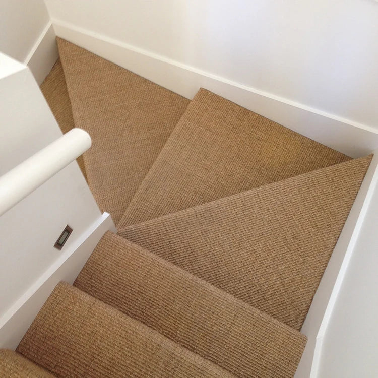 Floorspace Heavy Ribbed Castlemaine Sisal close-up detail showing the natural fibre weave