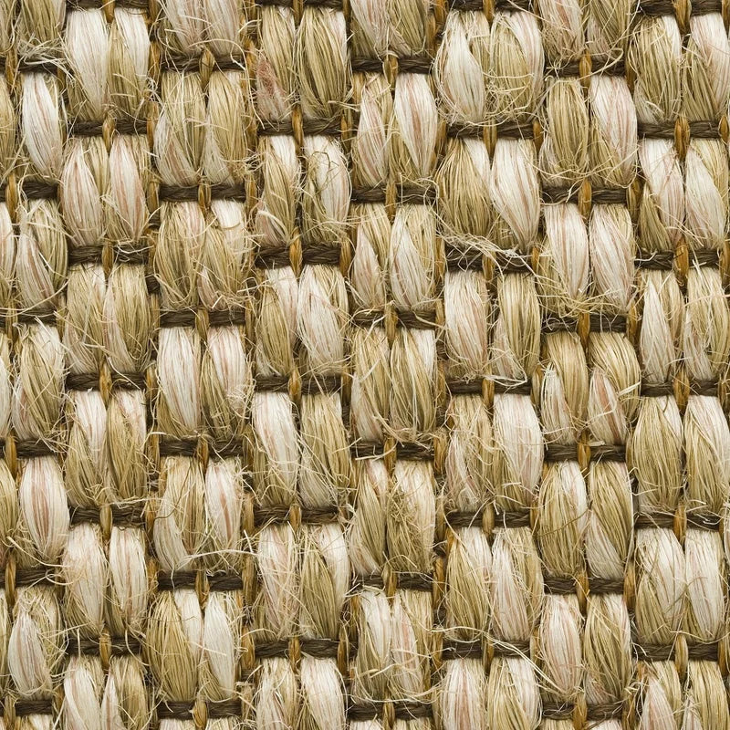 Latte sisal, a warm milky beige natural fibre with chunky basketweave texture, from the Kawana Flooring Floorspace Sisal collection