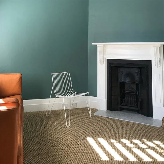 Floorspace Heavy Rustic River Rock Sisal in a styled residential interior