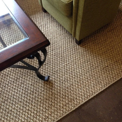 Floorspace Heavy Rustic River Rock Sisal in a contemporary home interior