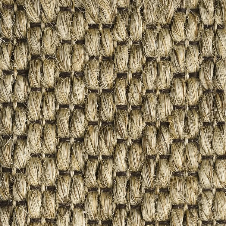 River Rock sisal, a mid earth-brown natural fibre with chunky basketweave texture, from the Kawana Flooring Floorspace Sisal collection