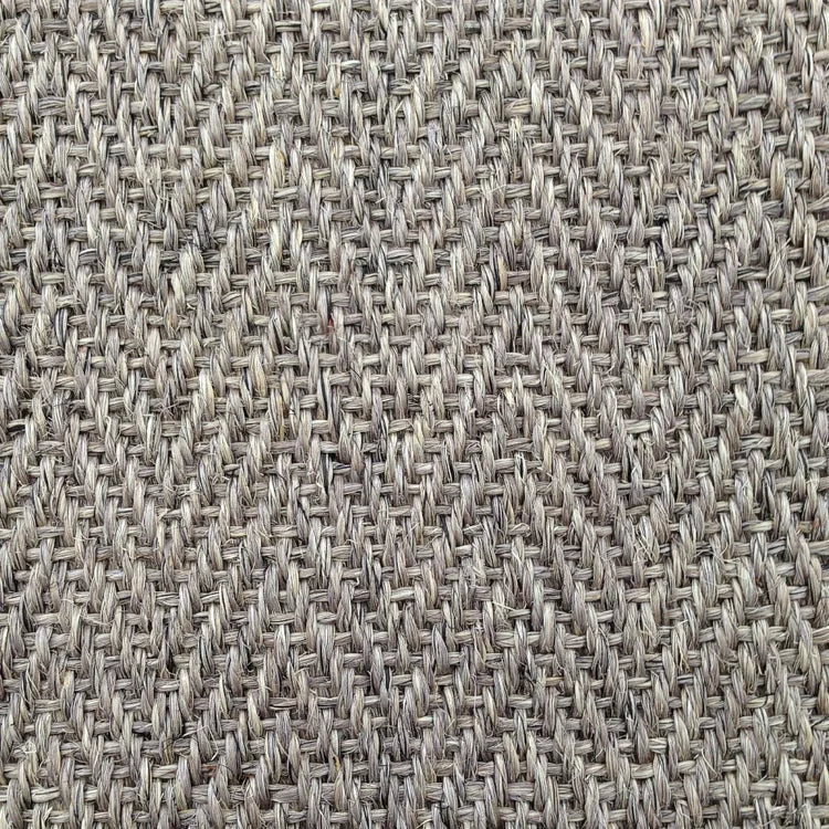 Granite sisal, a multi-tonal grey natural fibre with classic herringbone weave, from the Kawana Flooring Floorspace Sisal collection
