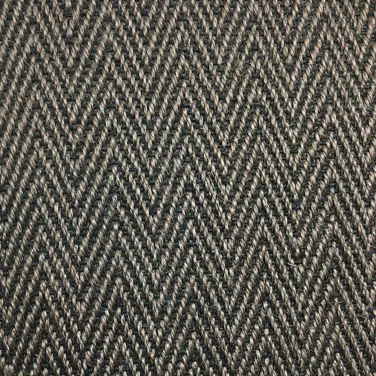 Pewter sisal, a cool silvery-grey natural fibre with classic herringbone weave, from the Kawana Flooring Floorspace Sisal collection