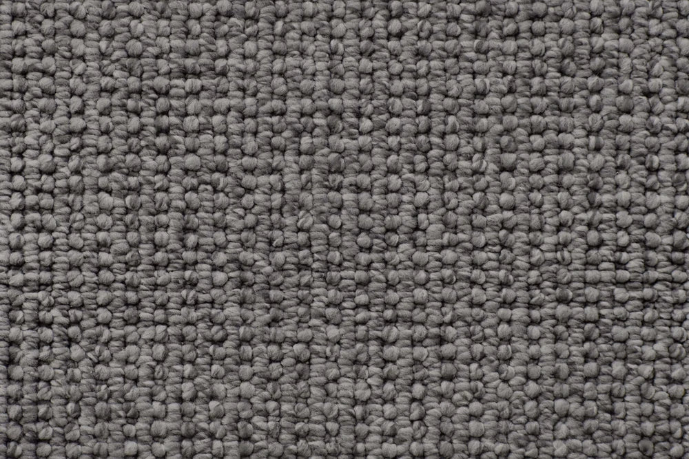 North End textured loop carpet, a deep anchoring charcoal with rich shadowed depth and prominent textured surface, from the Kawana Flooring Victoria Carpets Kirkbridge collection