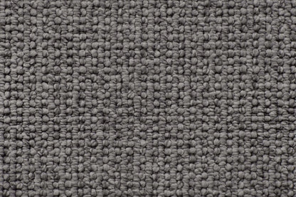North End textured loop carpet, a deep anchoring charcoal with rich shadowed depth and prominent textured surface, from the Kawana Flooring Victoria Carpets Kirkbridge collection