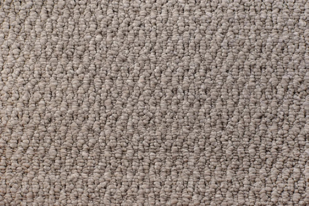 Sacred Grove textured loop carpet, a grounded warm taupe with quietly natural depth and prominent loop character, from the Kawana Flooring Victoria Carpets Lucca collection