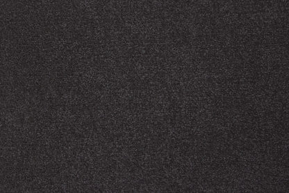 Kovrov Mink carpet, a solution-dyed nylon soft-twist pile in near-black charcoal, from the Kawana Flooring Signature Floors Mink collection