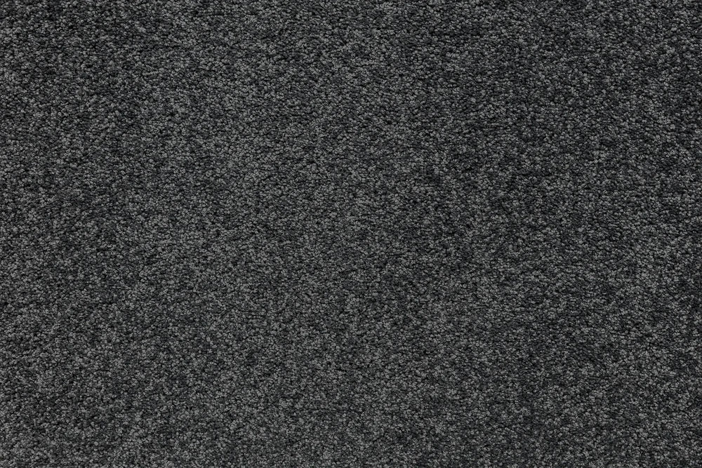 Graphite cut pile carpet, a deep architectural near-black with rich shadowed depth, from the Kawana Flooring Beaulieu Mystic Isle collection