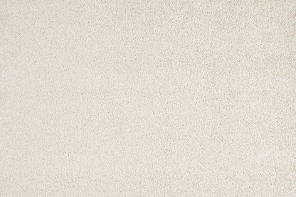 Moonbeam cut pile carpet, a luminous pale neutral with delicate silver-white tones, from the Kawana Flooring Beaulieu Mystic Isle collection