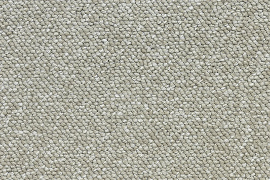 Chalkstone level loop carpet, a soft warm pale neutral with quietly grounded character, from the Kawana Flooring Beaulieu Pizazz collection