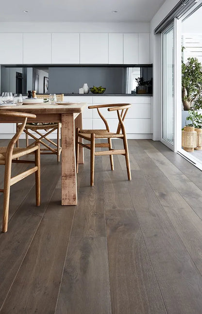 Prestige Oak 21mm Range Castle Grey timber flooring