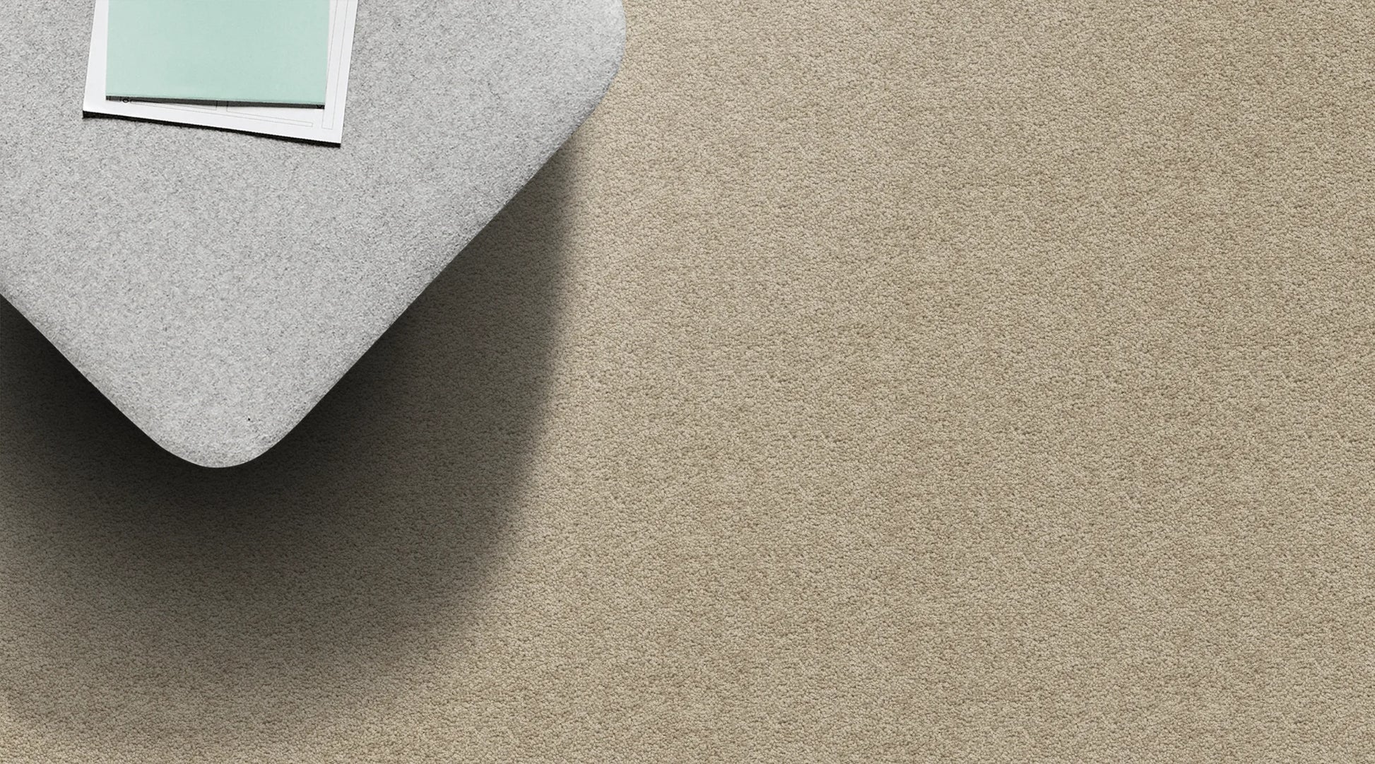 Queens Twist Balsa Stone wool carpet