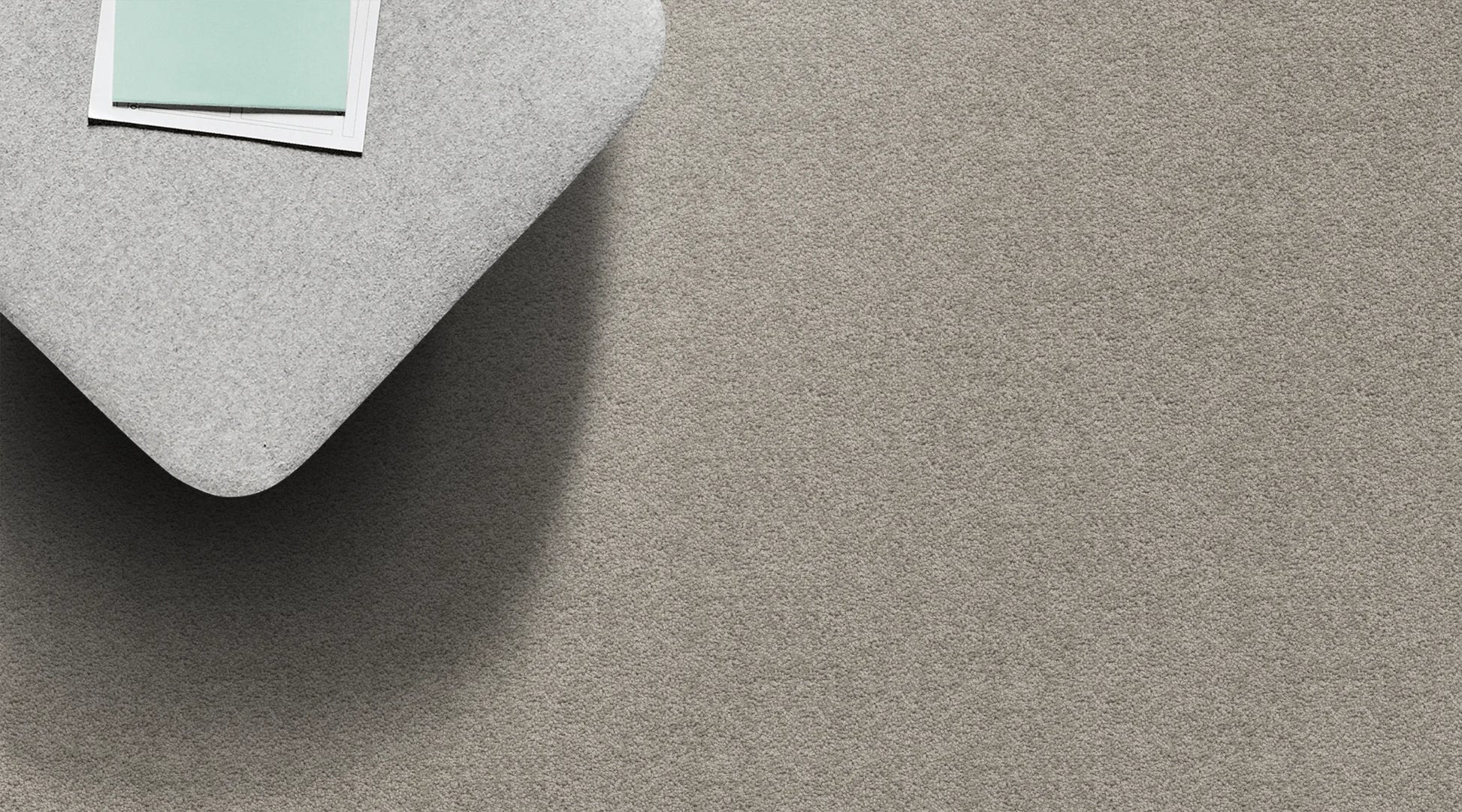 Queens Twist Dove Grey wool carpet
